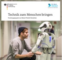 Deckblatt Flyer Technik zum Menschen bringen