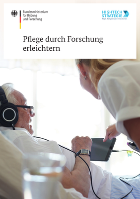 Deckblatt Pflege durch Forschung erleichtern